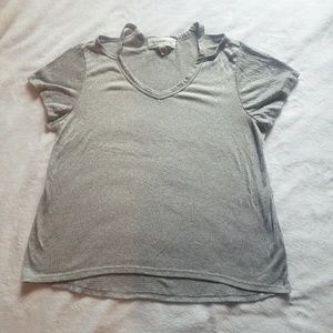 French Laundry Cold Shoulder Top, Like New!